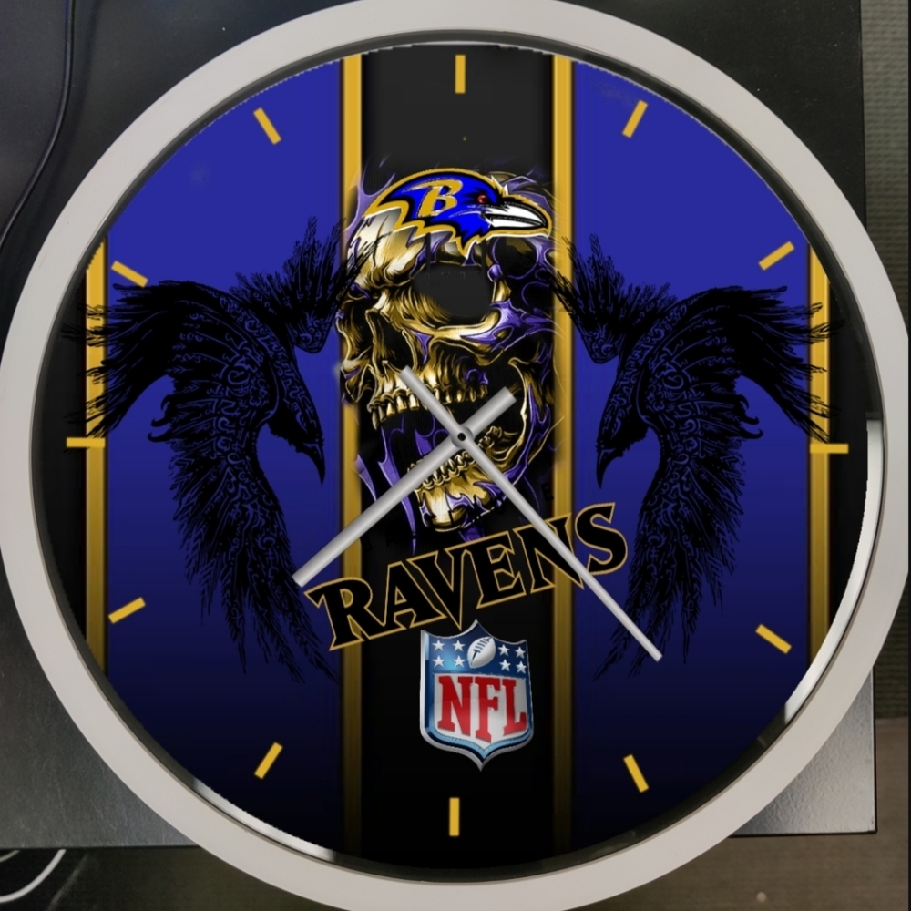 Baltimore Ravens Clock